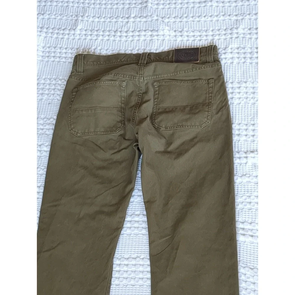 Filson Original Dry Tin Cloth 11.5 oz Pants Straight Leg Sz 30 Marsh Olive 32X29